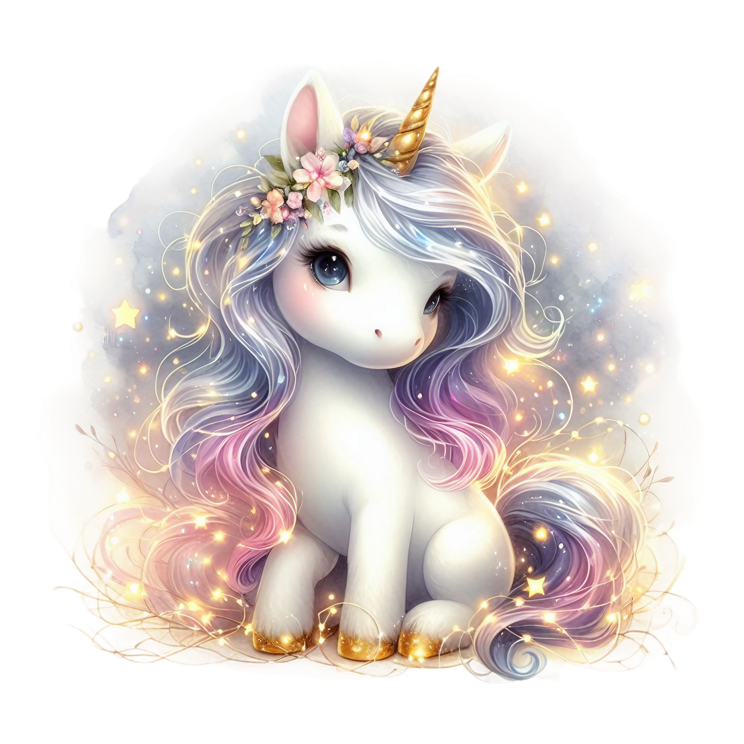 Bügelbild Einhorn #32 Fylou's Style