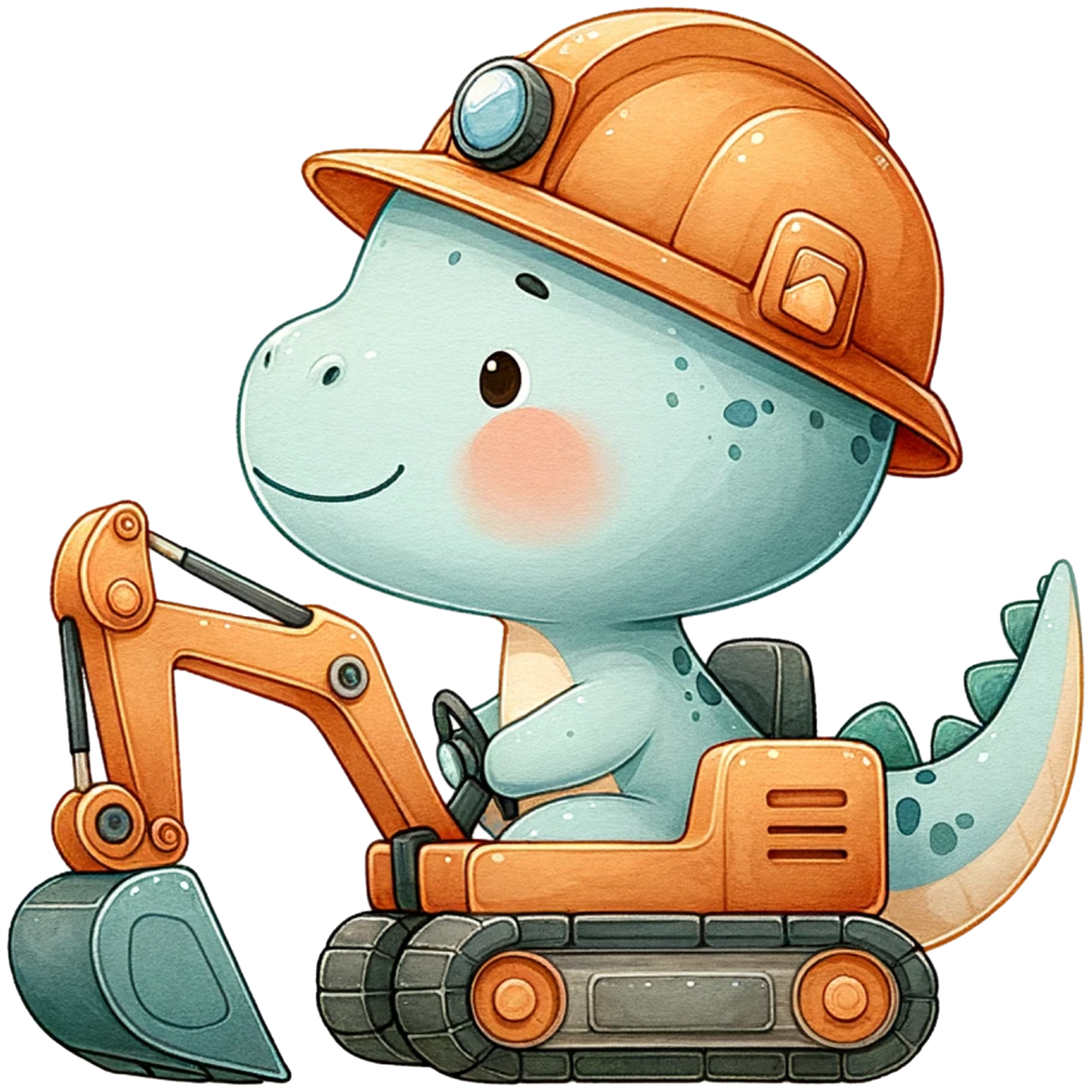 Bügelbild Dino Baustelle #51 Fylou's Style