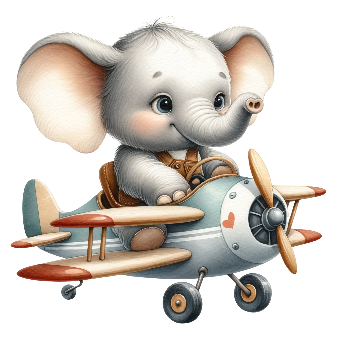 Bügelbild Elefant #6 Fylou's Style