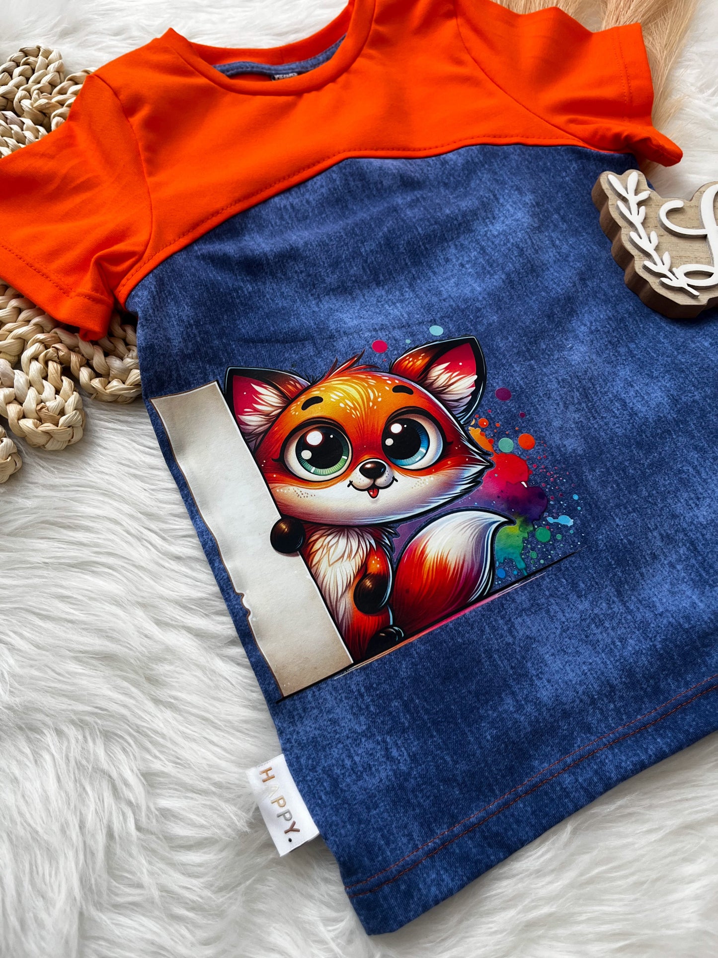 Bügelbild Guck Guck Fuchs Fylou's Style