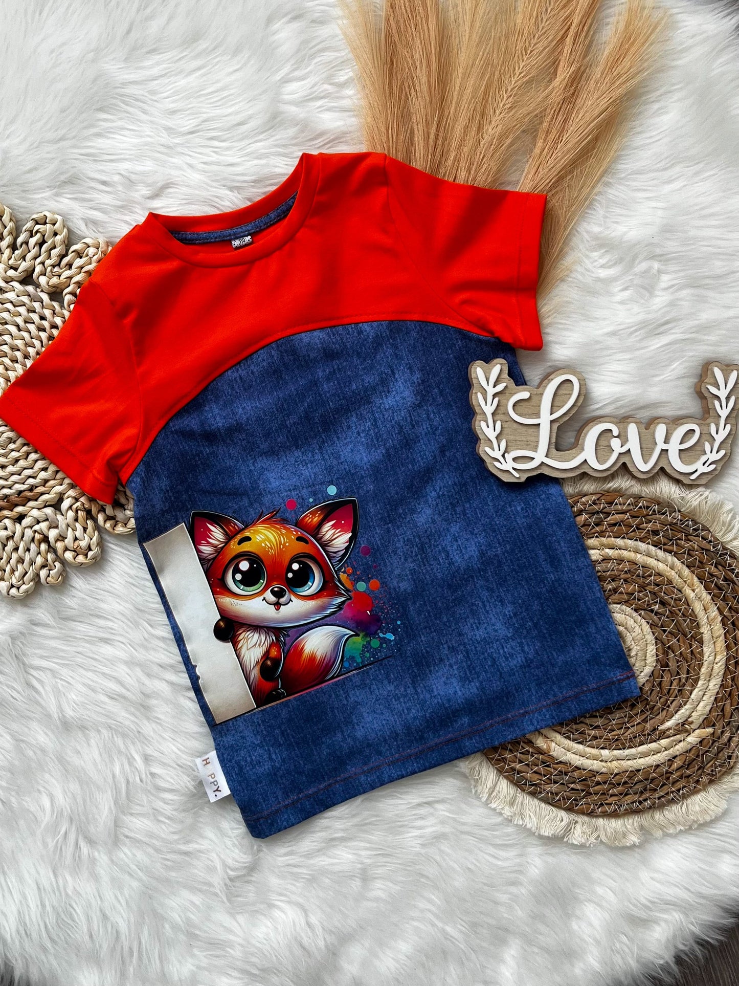 Bügelbild Guck Guck Fuchs Fylou's Style