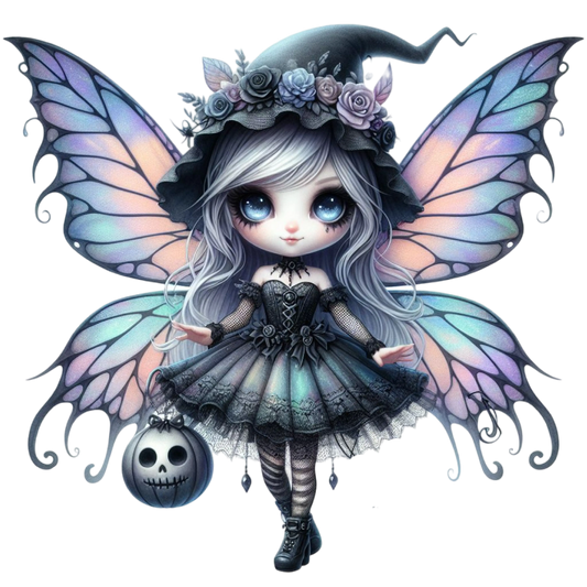 Bügelbild Gothik Fee #3 Fylou's Style