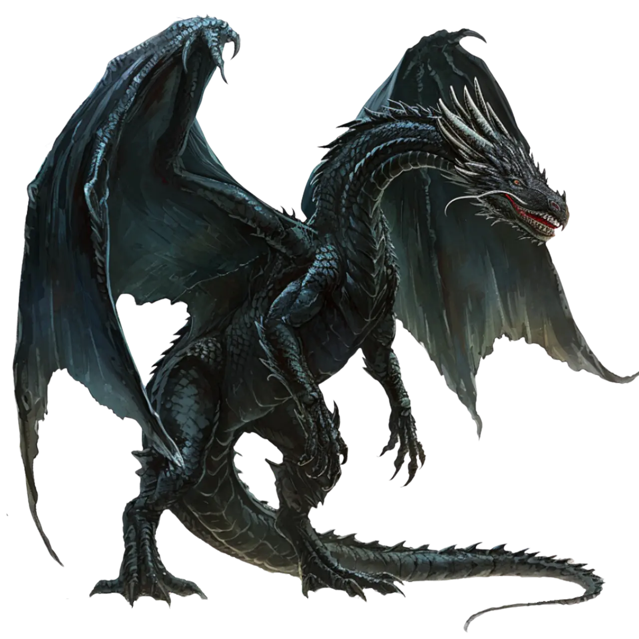 Bügelbild Schwarzer Drache #14 Fylou's Style
