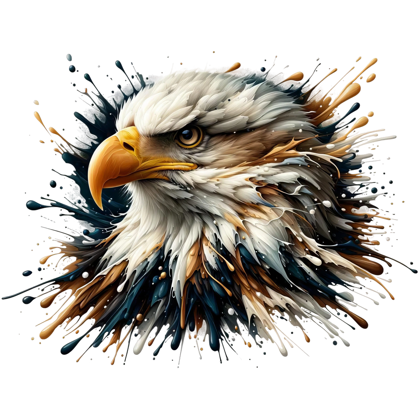 Bügelbild 3D Adler #2 Fylou's Style