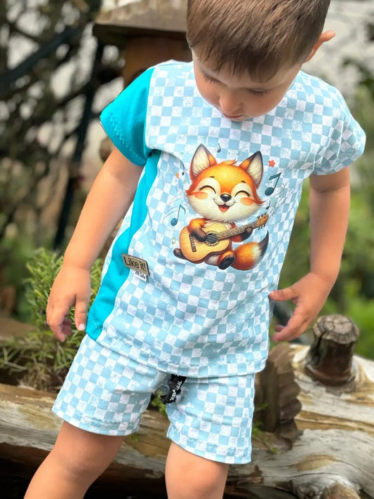 Bügelbild Musik Fuchs Fylou's Style