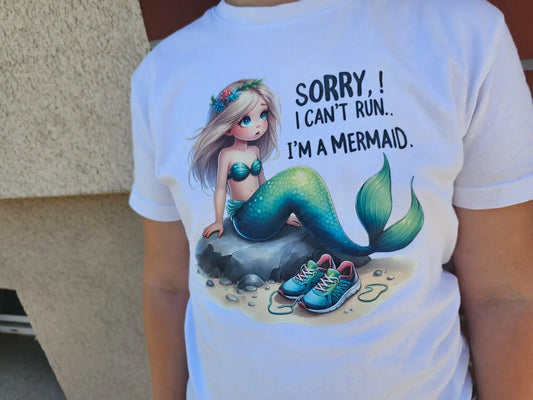 Bügelbild Meerjungfrau Spruch Fylou's Style