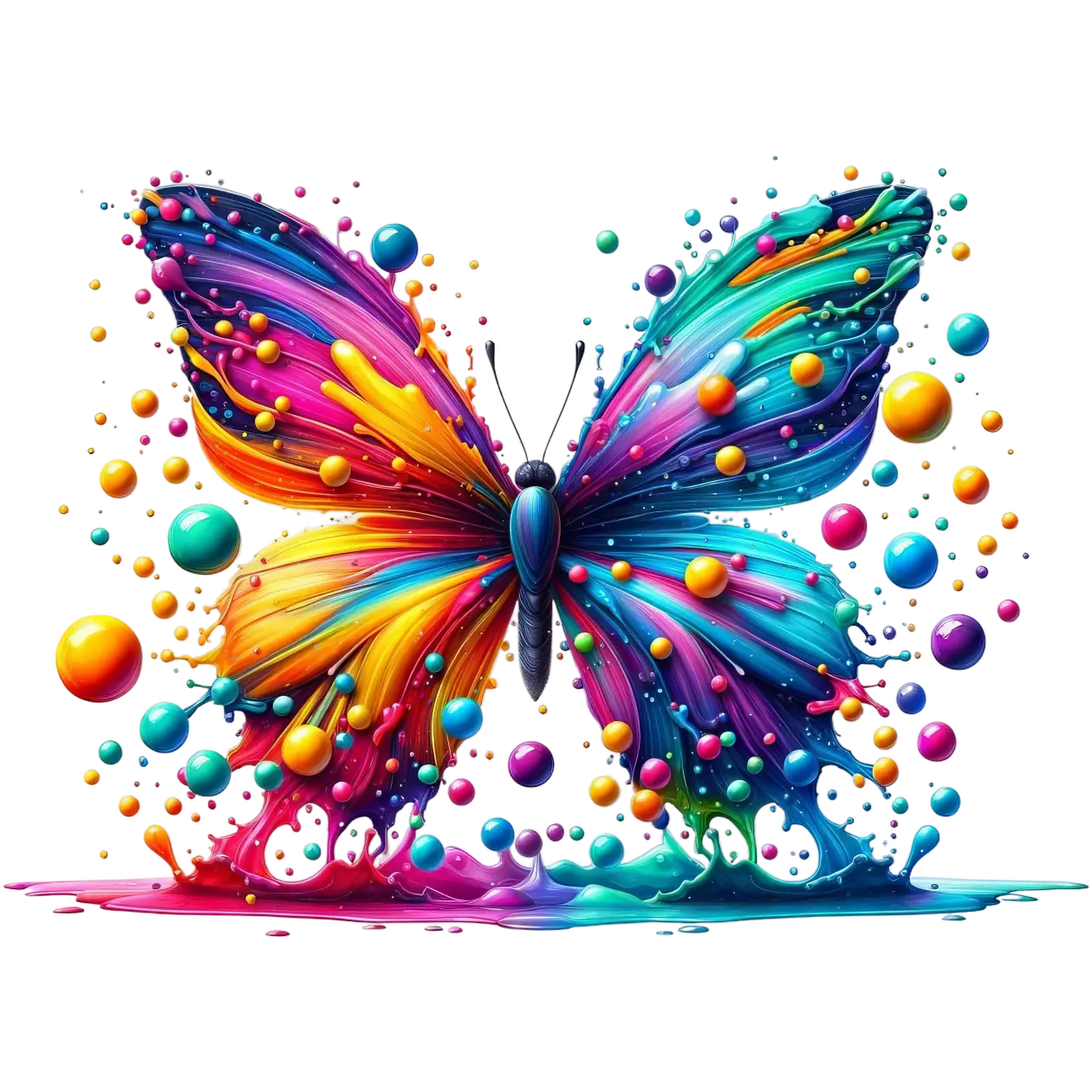 Bügelbild 3D Schmetterling #7 Fylou's Style