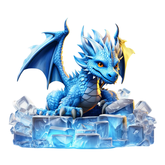 Bügelbild Eisdrache #5 Fylou's Style
