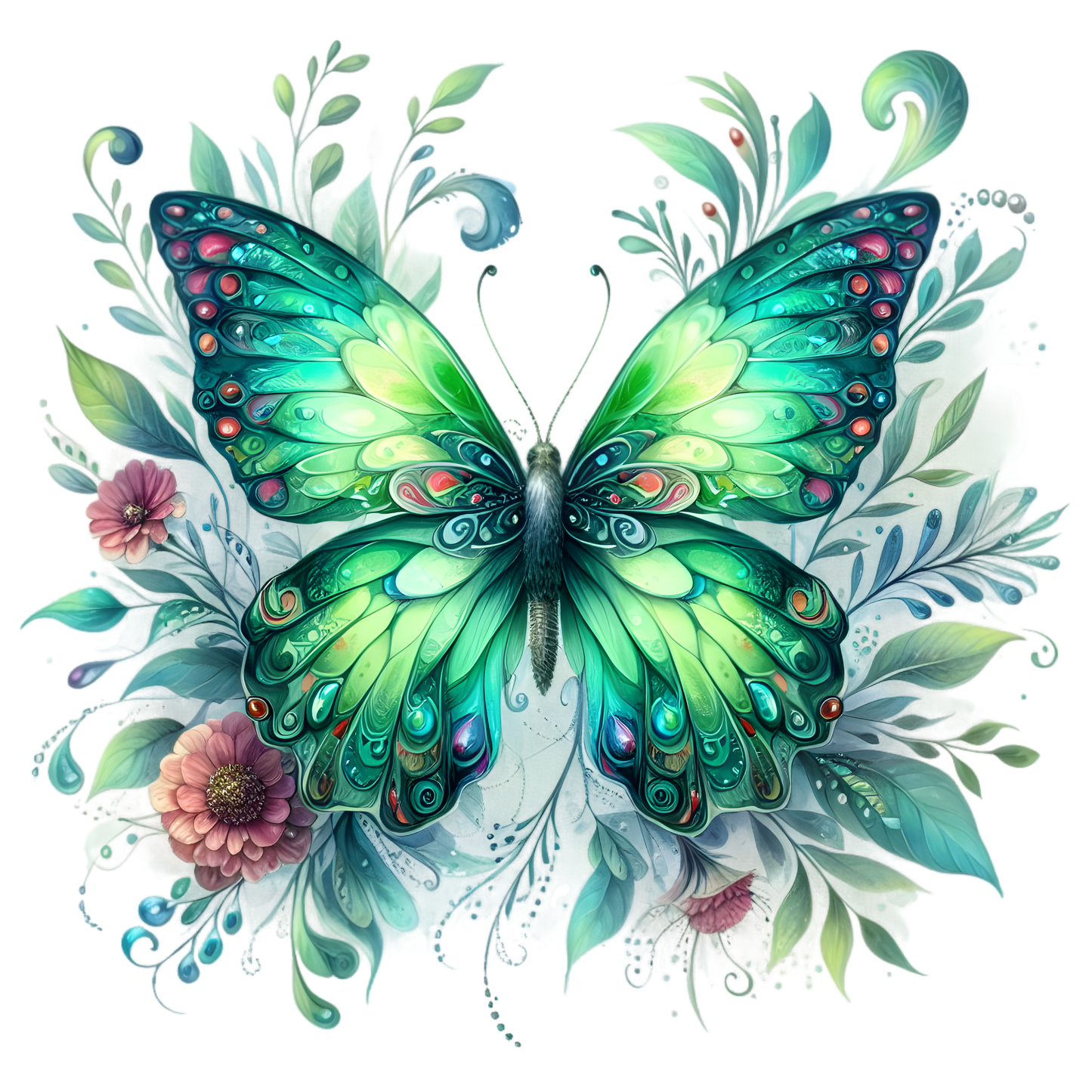 Bügelbild Schmetterling #47 Fylou's Style