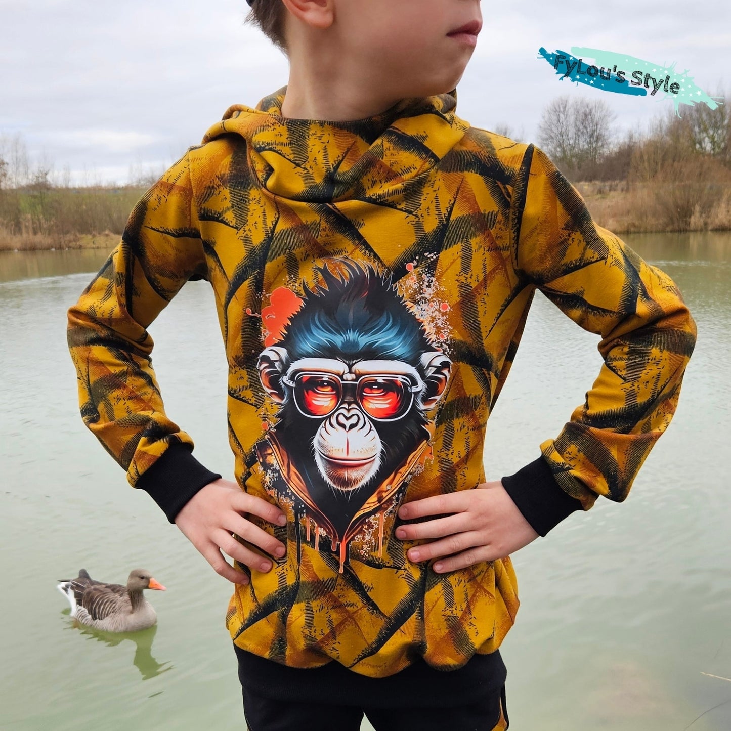 Bügelbild Cool Monkey Fylou's Style