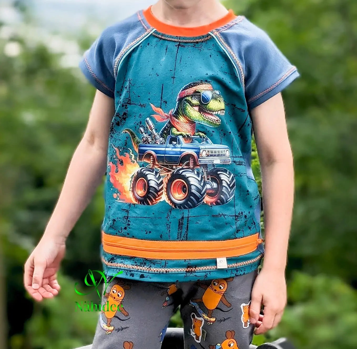 Bügelbild Dino Monstertruck #10 Fylou's Style