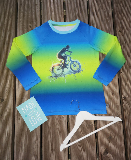 Bügelbild BMX Biker