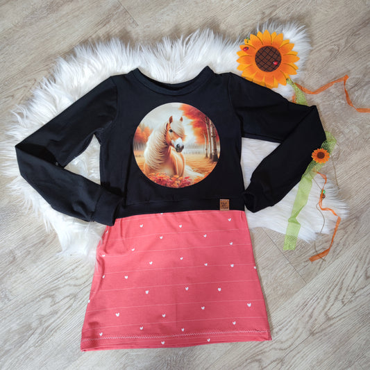 Bügelbild Pferd im Blättertraum #7