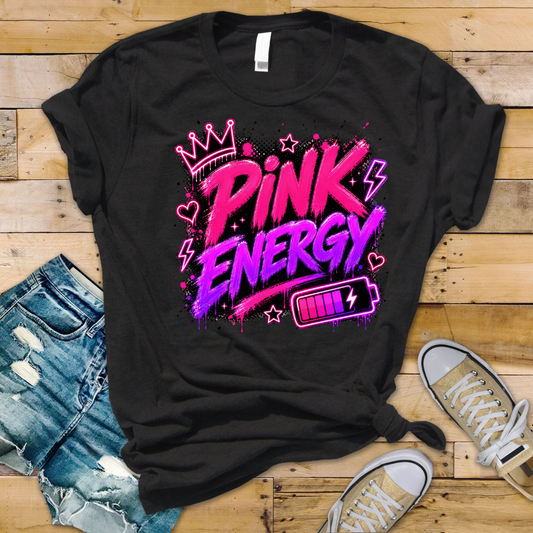 Bügelbild Pink Energy