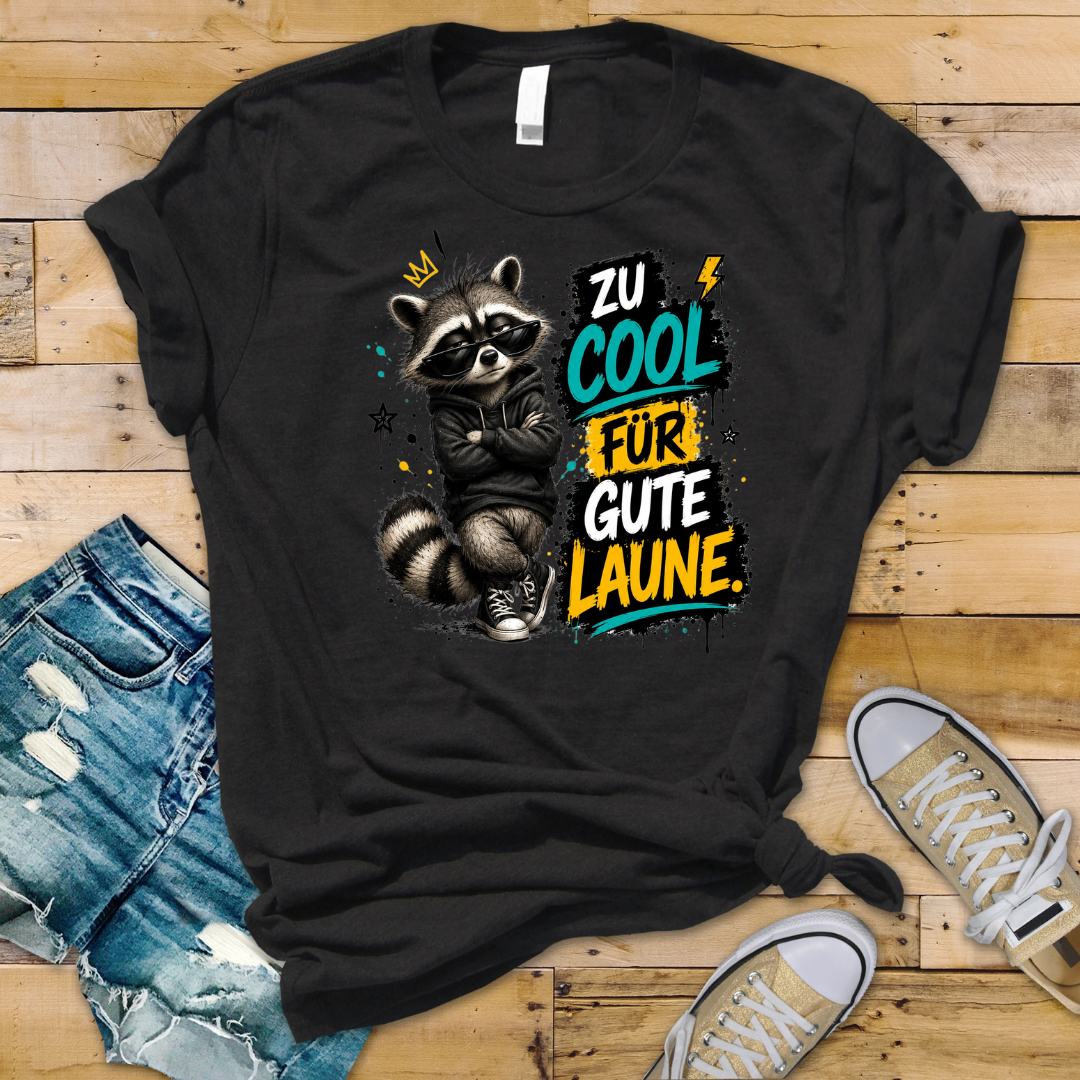 Bügelbild Zu Cool für gute Laune #1