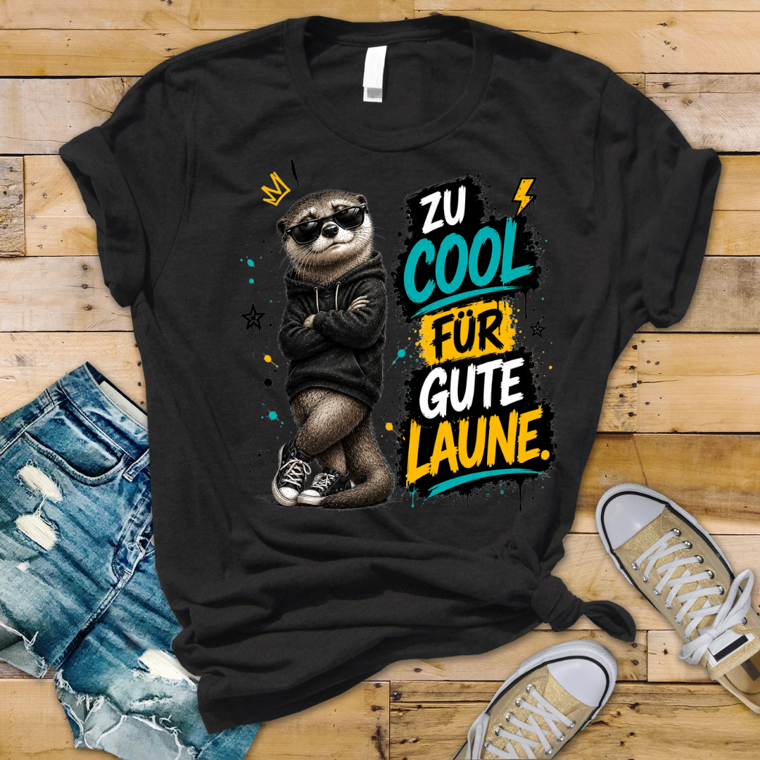 Bügelbild Zu Cool für gute Laune #2