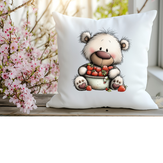 Bügelbild Frühlings Teddy Bär #1