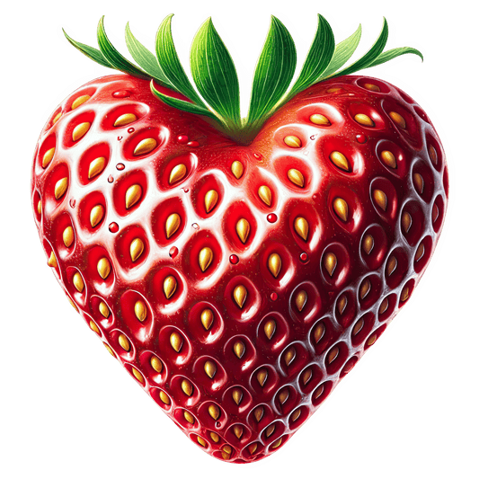 Bügelbild frische Erdbeeren #12 Fylou's Style