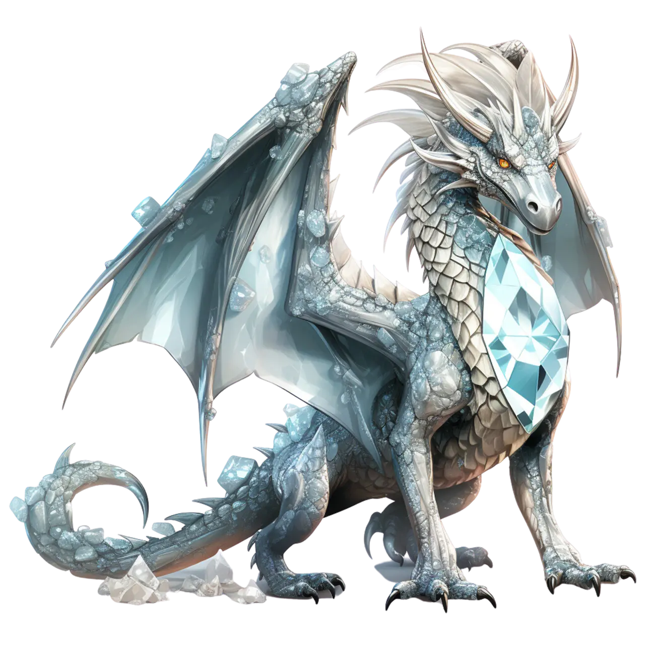 Bügelbild Eisdrache #1 Fylou's Style