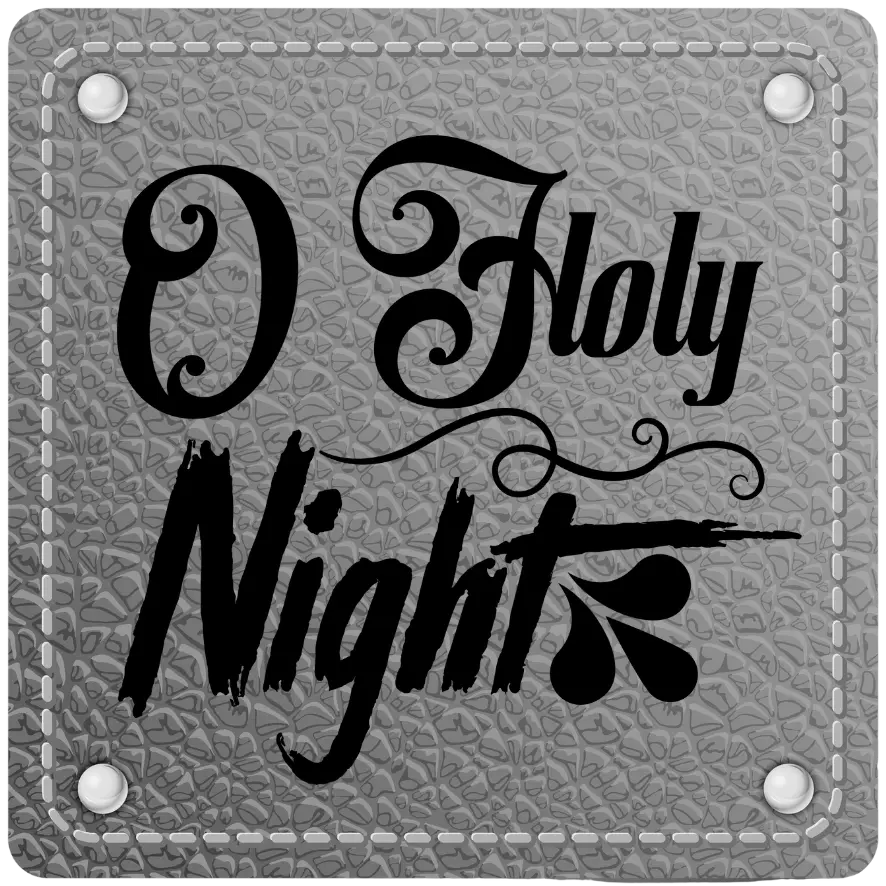 Bügellabel O Holy Night - Fylou's Style