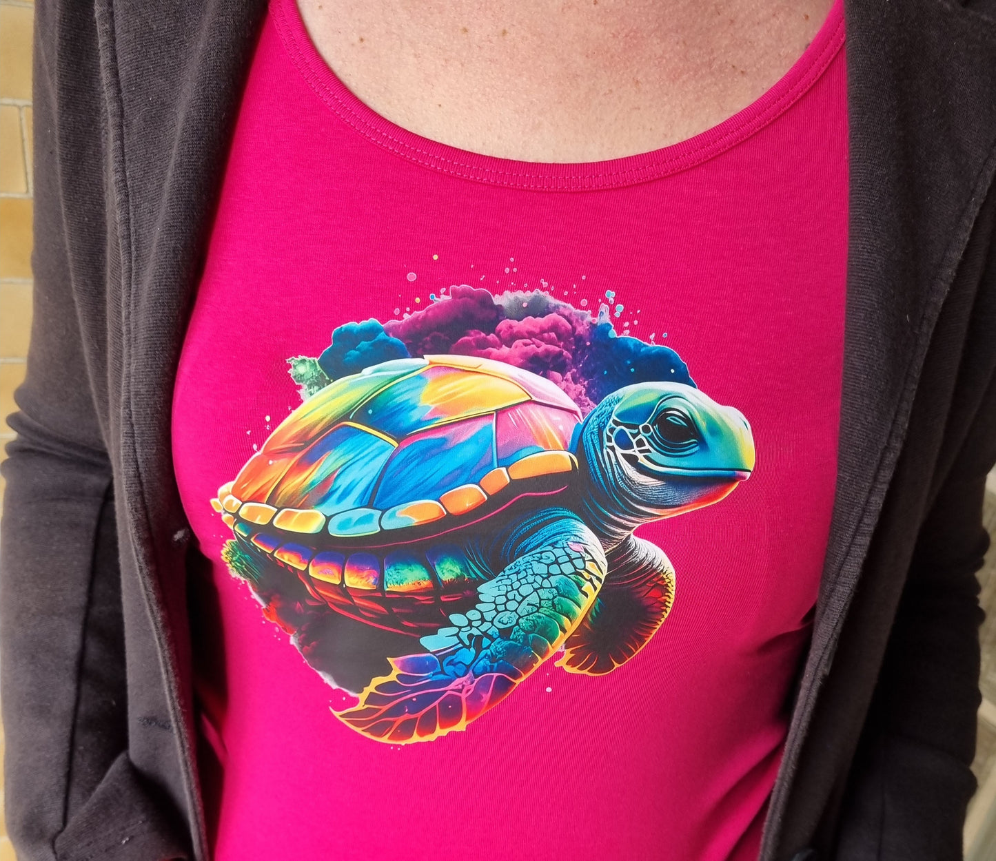 Bügelbild Colorful Turtle Fylou's Style