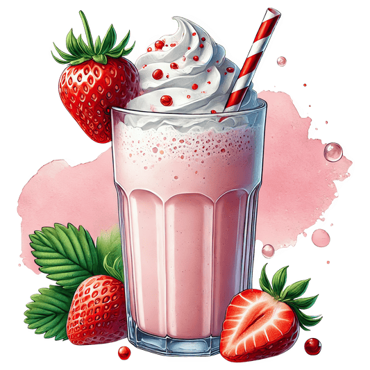 Bügelbild frische Erdbeeren #16 Fylou's Style