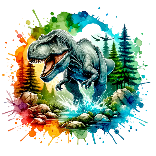 Bügelbild T-Rex Fylou's Style
