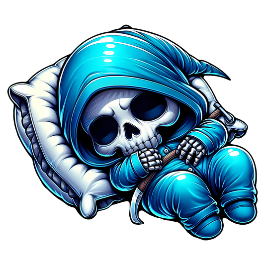 Bügelbild Grim Reaper Sleeping #4 - Fylou's Style