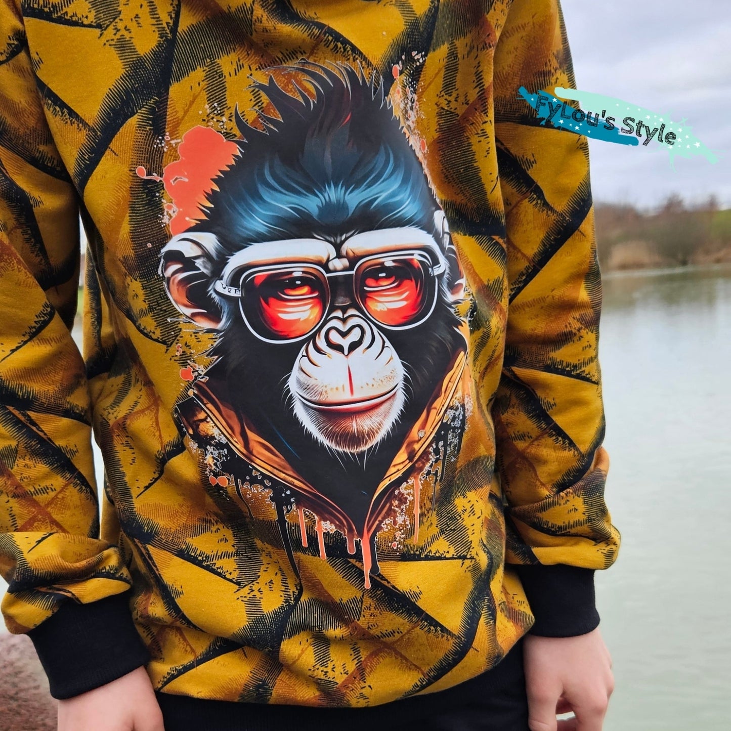 Bügelbild Cool Monkey Fylou's Style