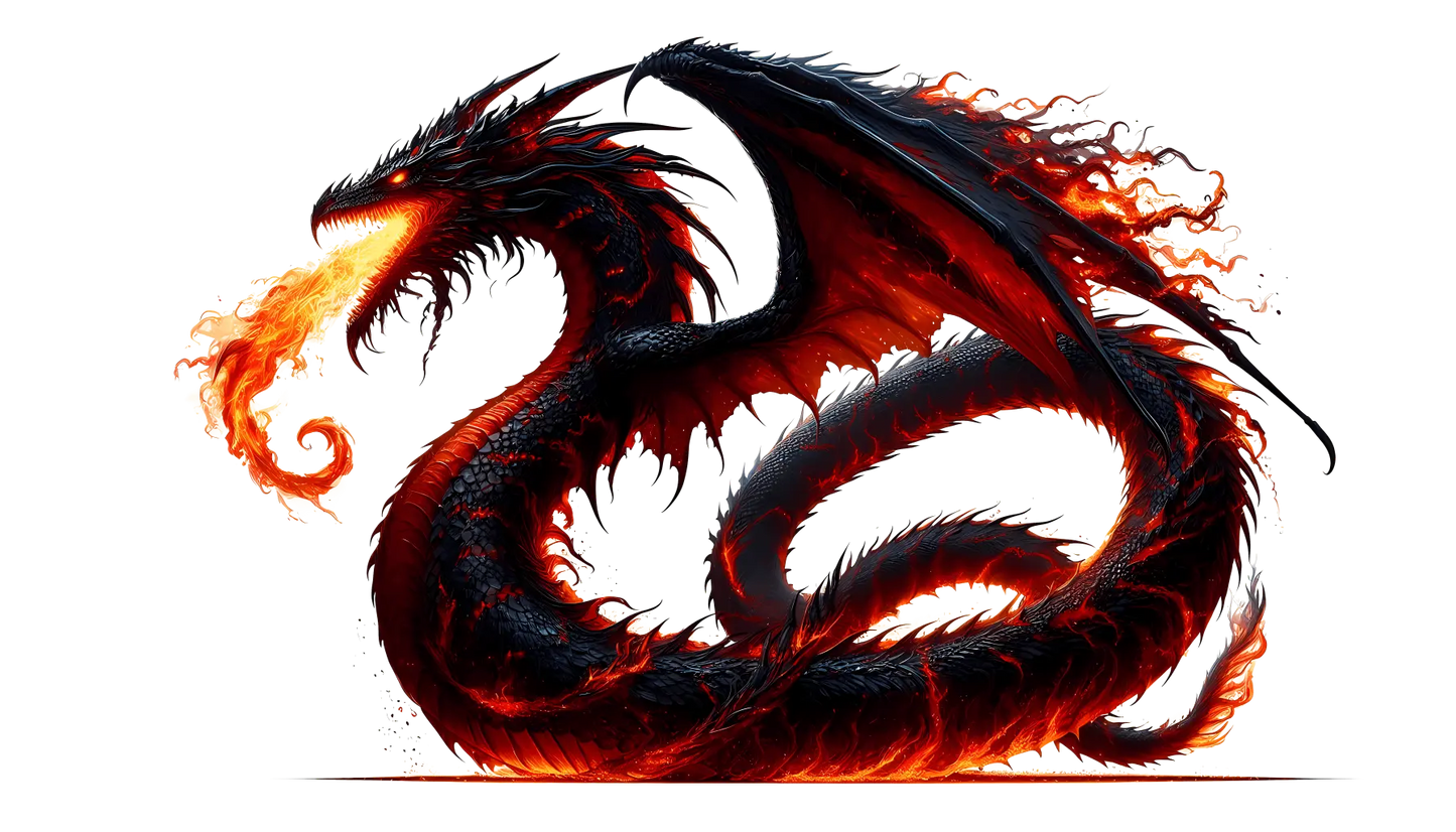 Bügelbild Flame Dragon #18 - Fylou's Style