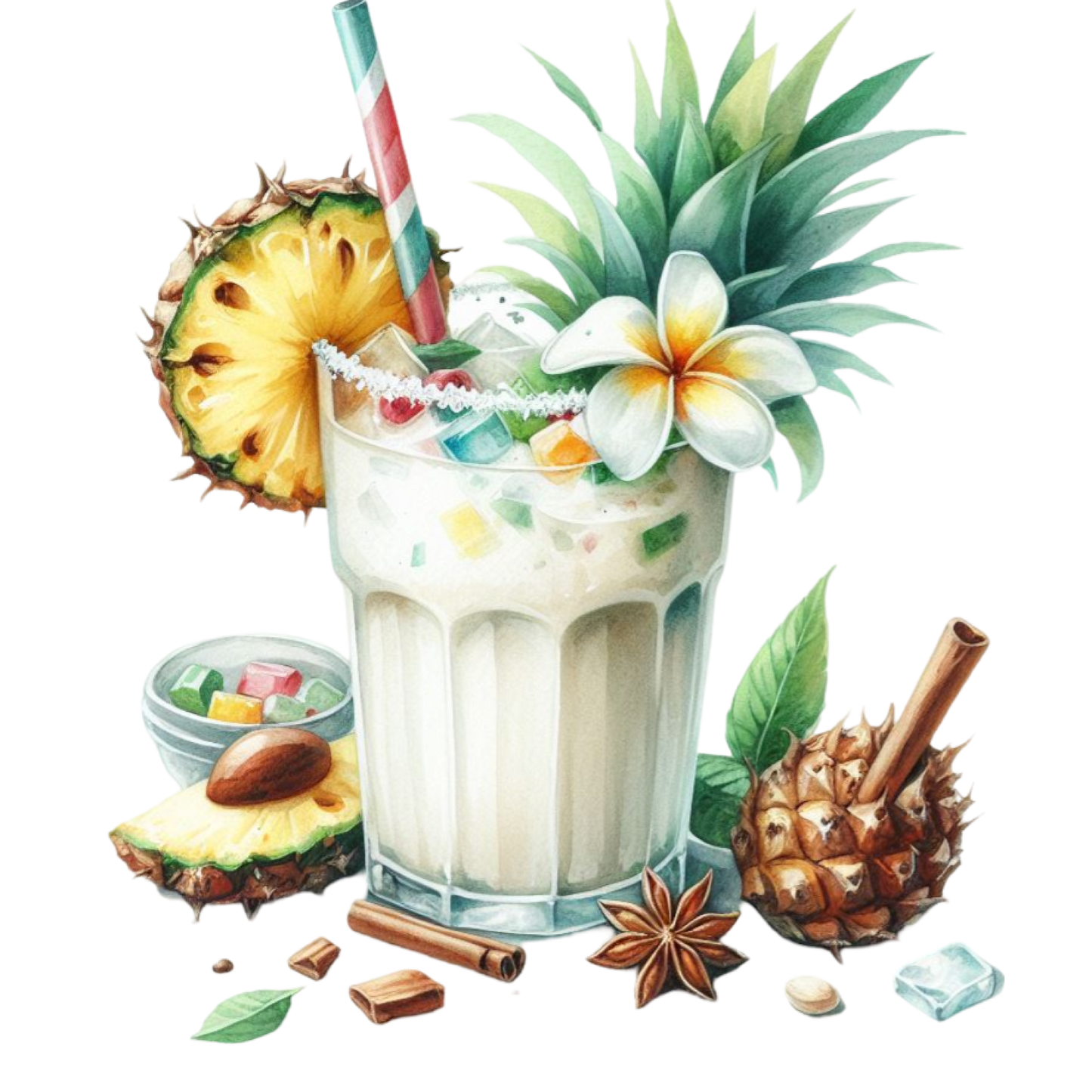 Bügelbild Pina Colada #13 Fylou's Style