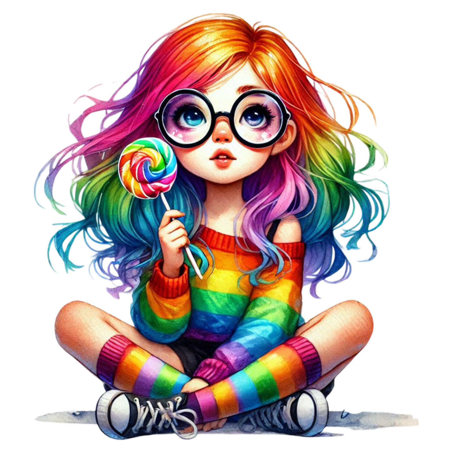 Bügelbild Lolli Girl #22 Fylou's Style
