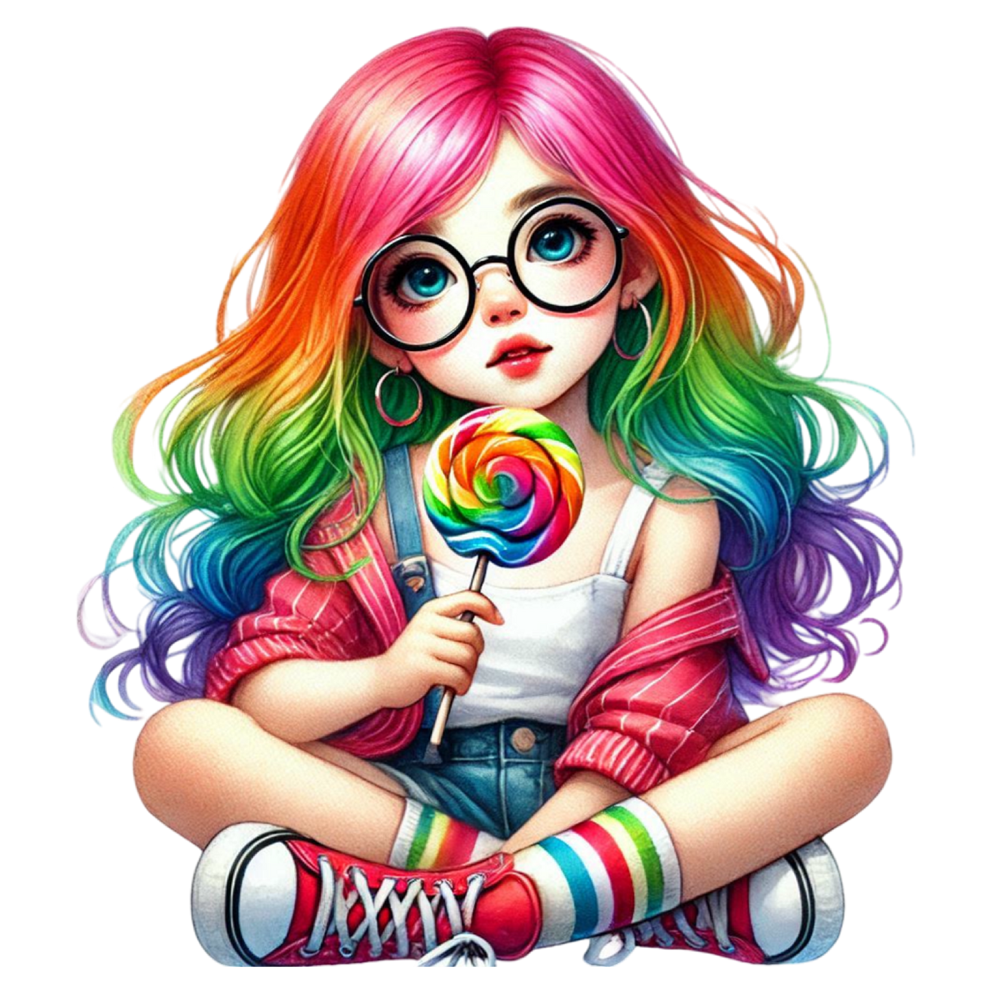 Bügelbild Lolli Girl #24 Fylou's Style