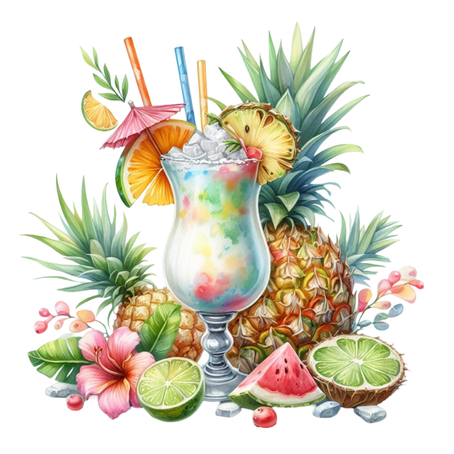 Bügelbild Pina Colada #3 Fylou's Style