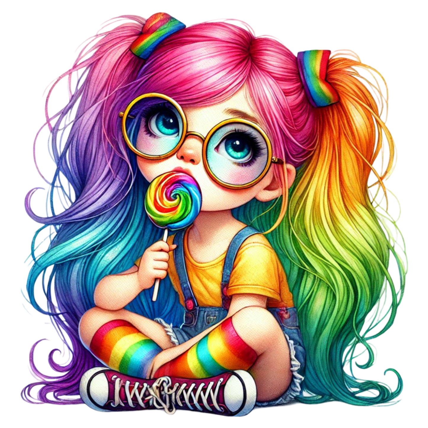 Bügelbild Lolli Girl #5 Fylou's Style