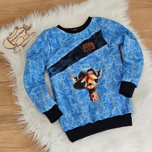 Bügelbild Giraffe mit Cap Fylou's Style