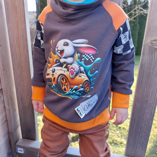 Bügelbild Hase Crasher Fylou's Style