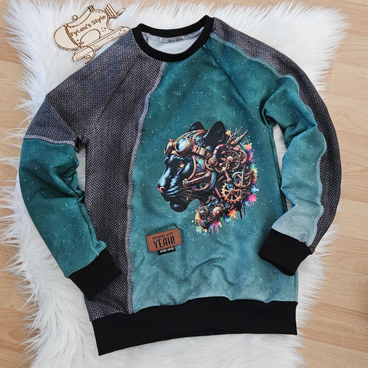 Bügelbild Steampunk Panther #4 Fylou's Style