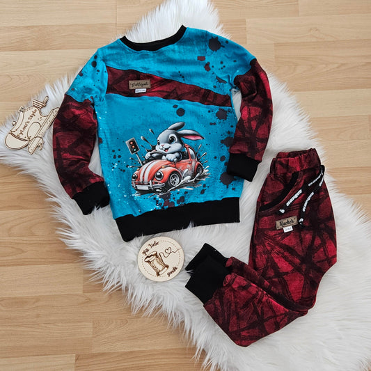 Bügelbild Hase Rosty Fylou's Style