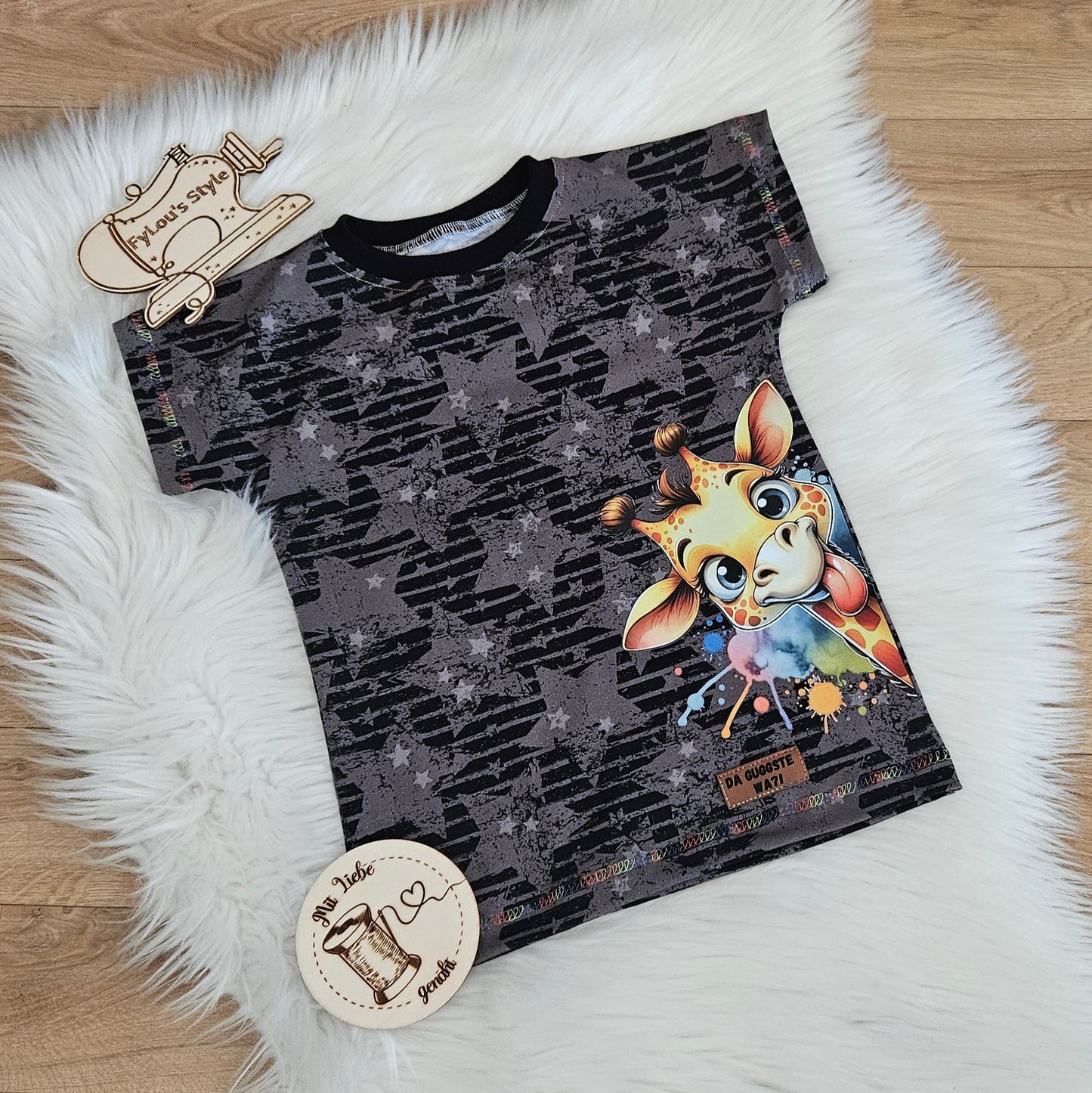 Bügelbild Guck Guck Giraffe #2 Fylou's Style