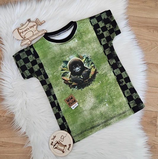 Bügelbild Regenwald kleiner Gorilla #2 Fylou's Style