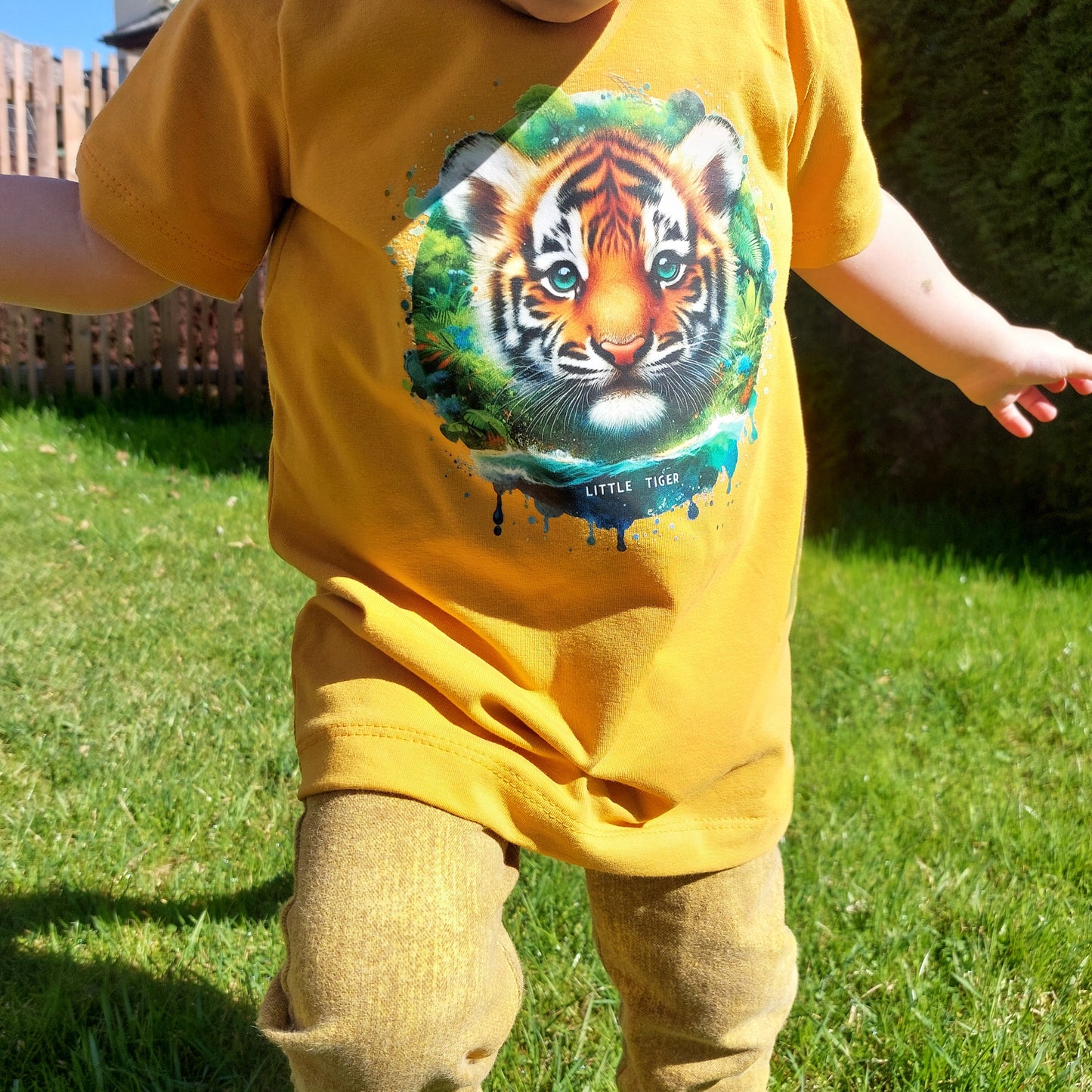 Bügelbild Regenwald kleiner Tiger #2 Fylou's Style