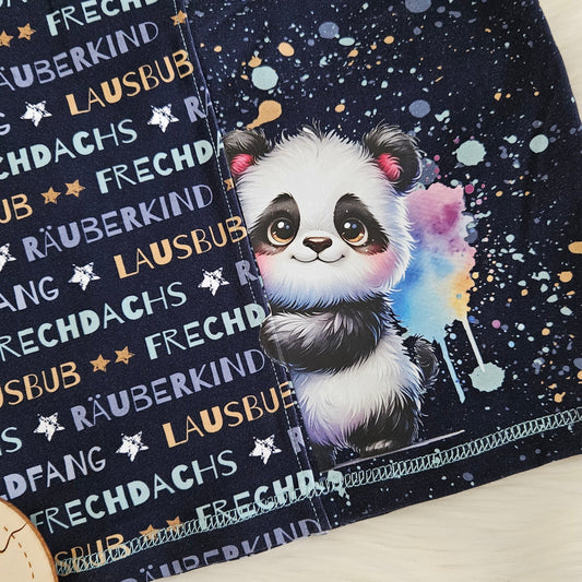 Bügelbild Guck Guck Panda Fylou's Style