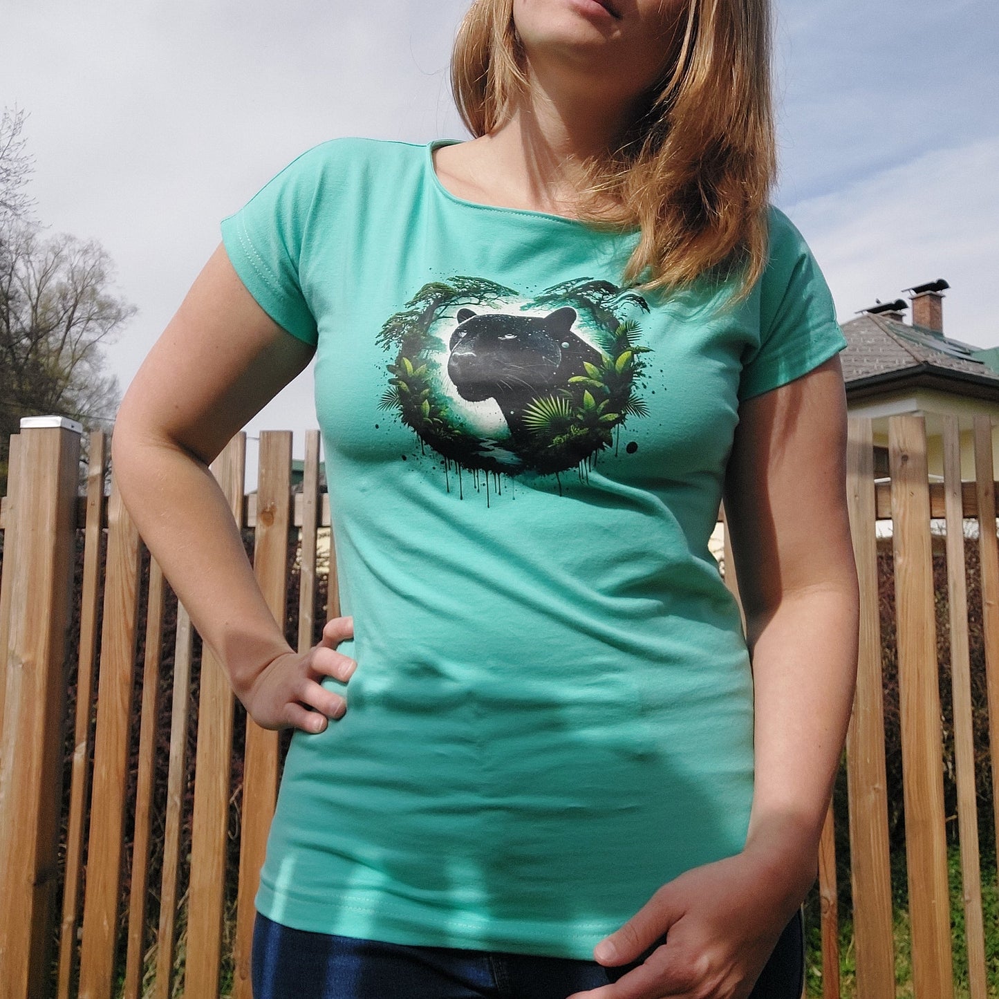 Bügelbild Regenwald Panther #1 Fylou's Style