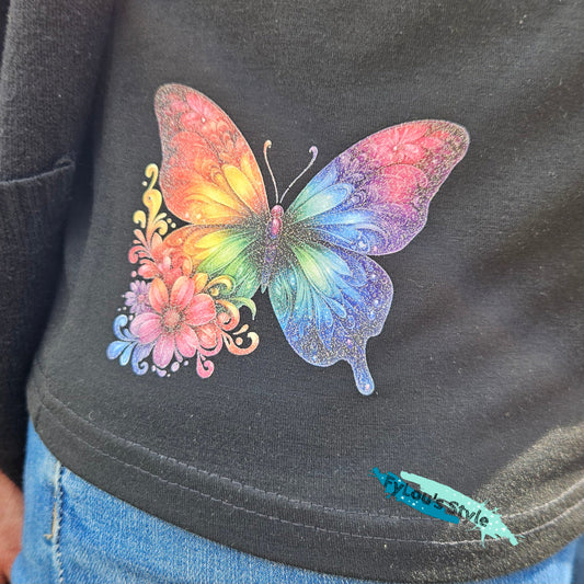 Bügelbild Blumische Schmetterlinge #27 Fylou's Style