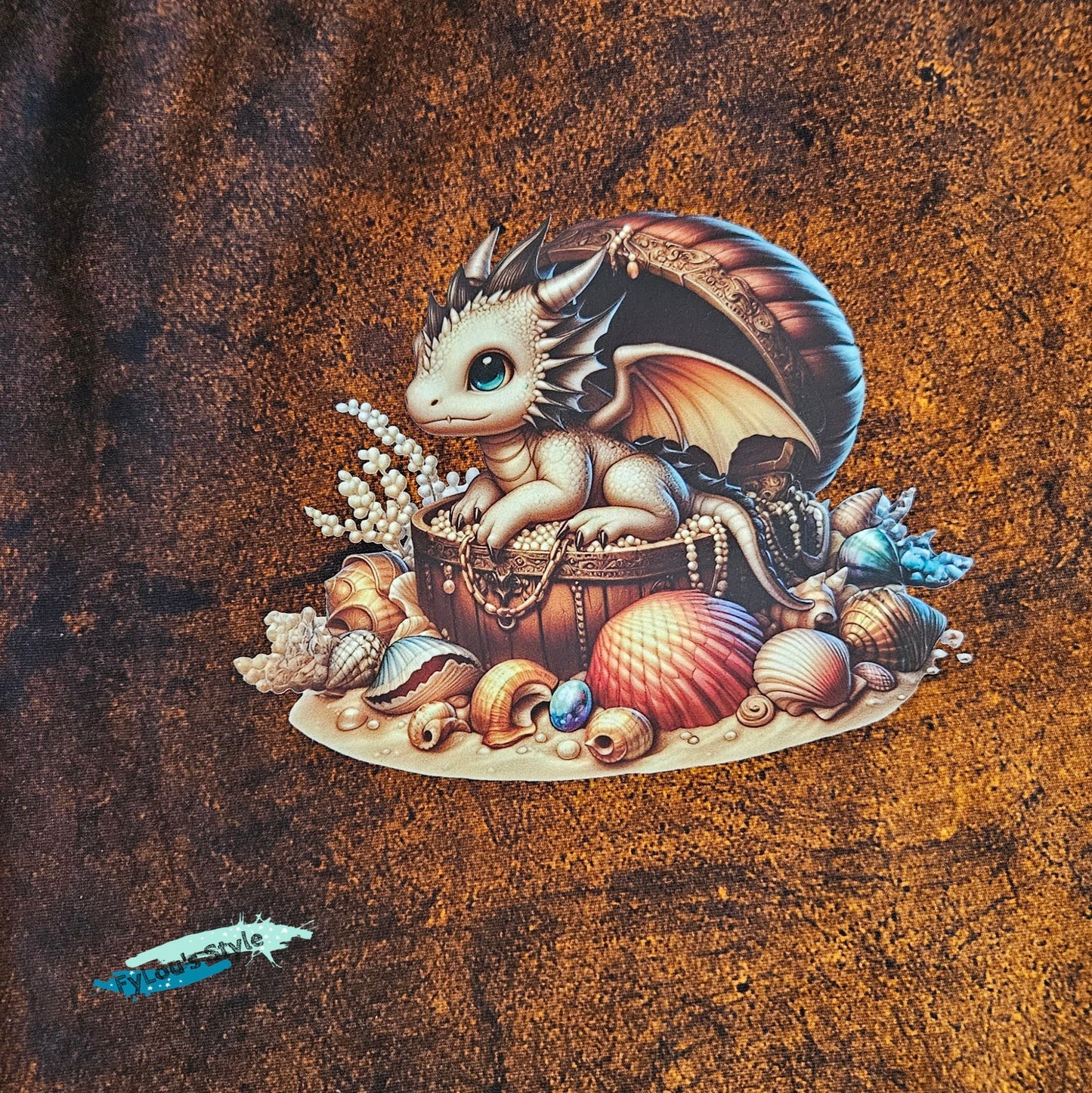 Bügelbild Drache auf Schatz Fylou's Style