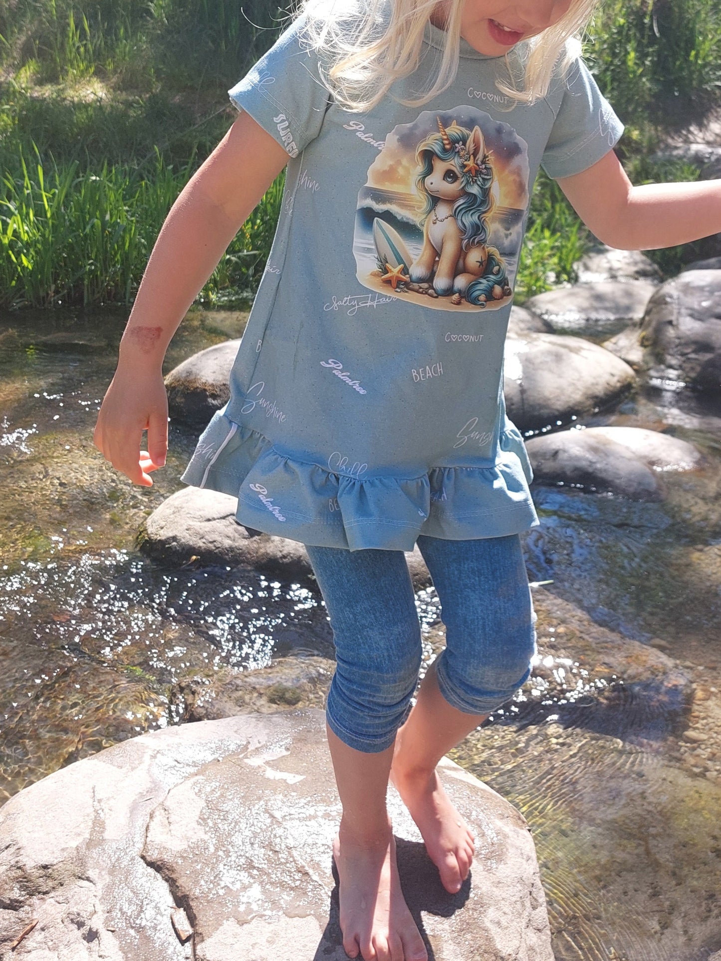 Bügelbild Insel Einhorn #2 Fylou's Style