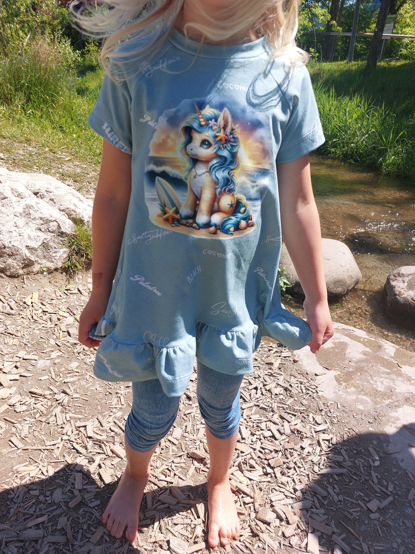 Bügelbild Insel Einhorn #2 Fylou's Style