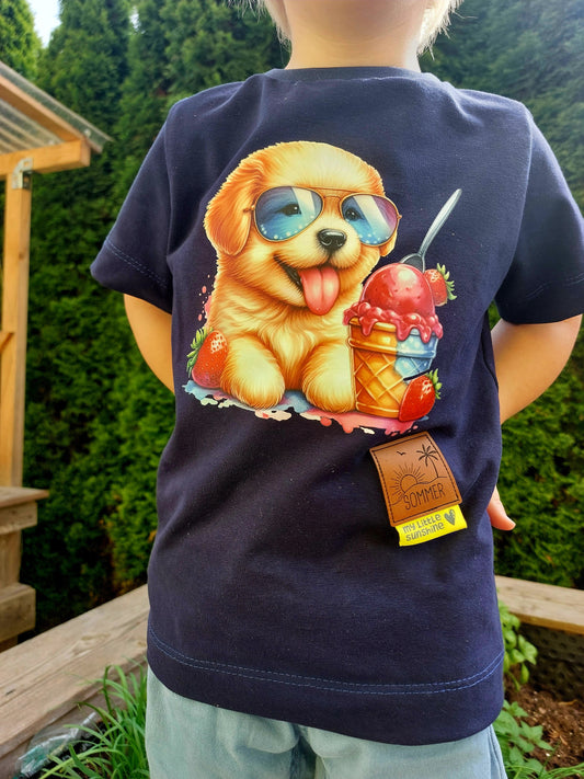 Bügelbild Hund isst Eis Fylou's Style