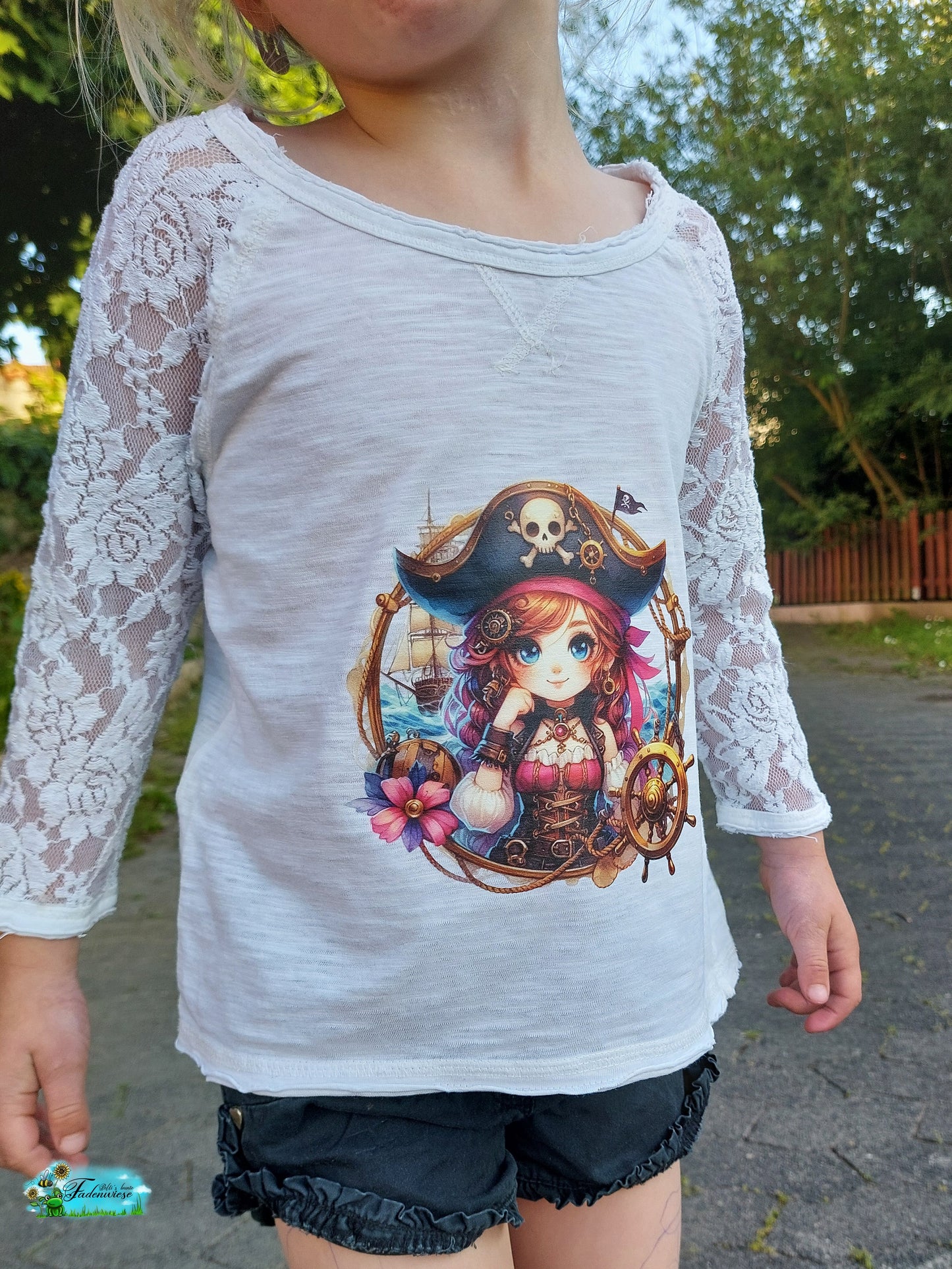 Bügelbild Steampunk Piraten Mädchen #1 Fylou's Style
